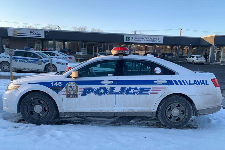 A Laval police cruiser.