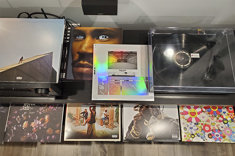 A collection of vinyl records from a Montreal collector