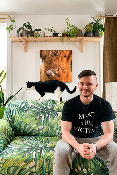 Max portrait in his home