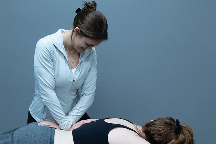 Athletic therapy back release