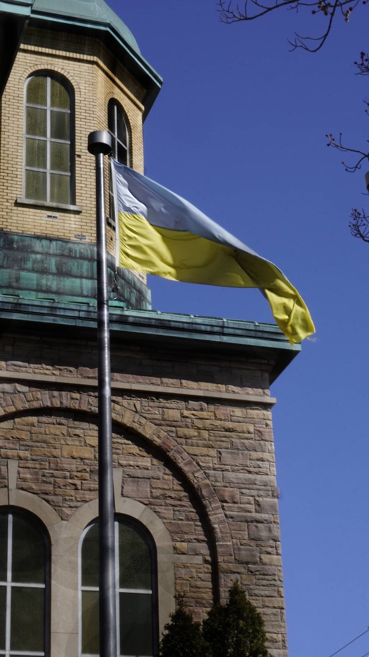 Ukraine flag.