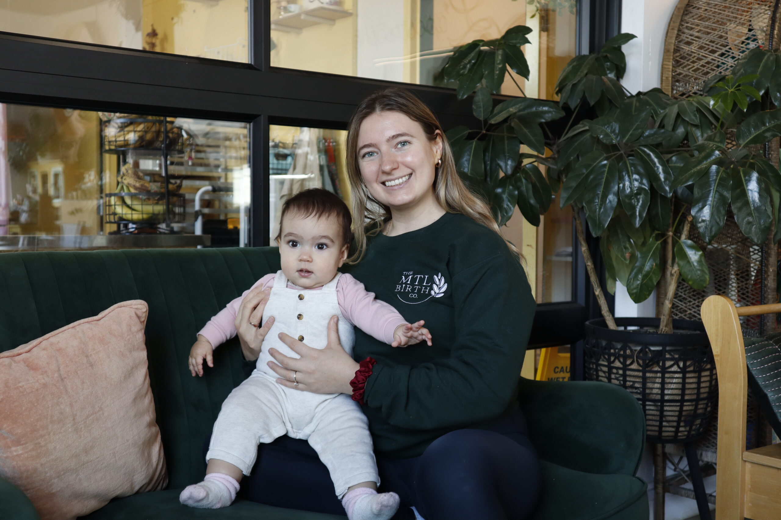 portrait of Anastasia Barcar and her daughter