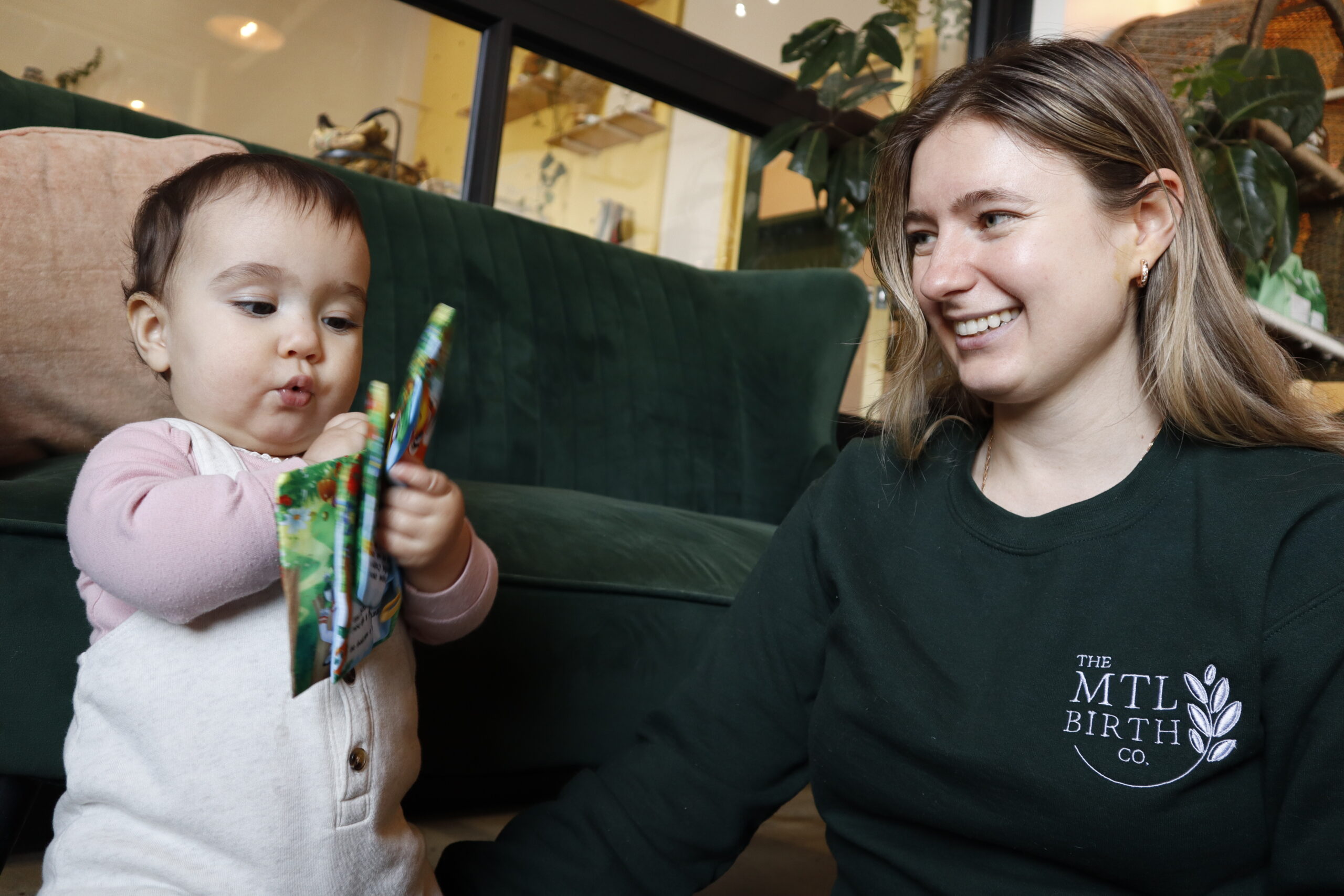portrait of Anastasia Barcar and her daughter Sofia
